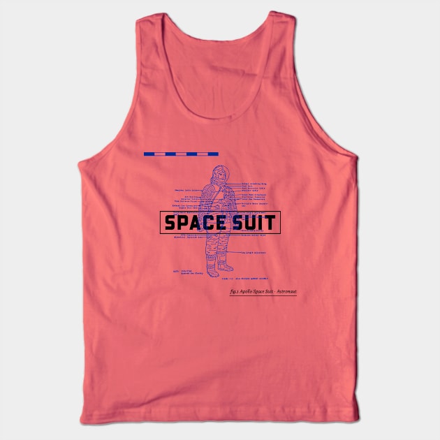 Space Suit Explained ! Tank Top by ForEngineer